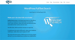 Desktop Screenshot of fulltextsearch.org