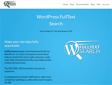 Tablet Screenshot of fulltextsearch.org